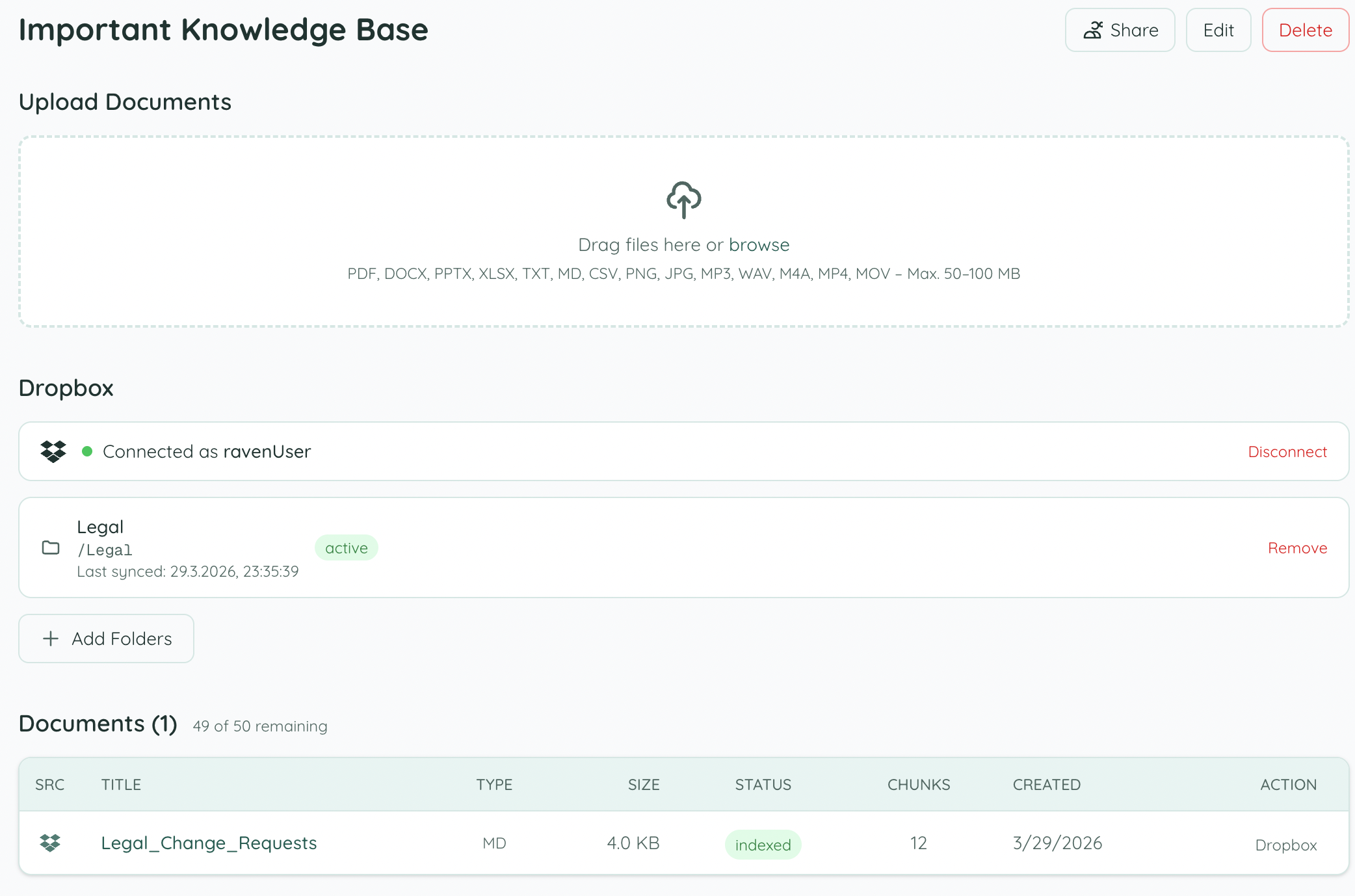 All files indexed and ready