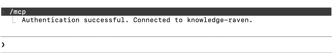 Authentication successful